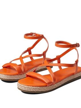 Marc Fisher Natelea sandal orange 7.5
